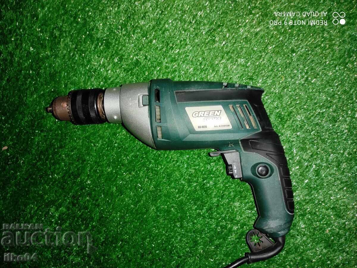Raider green tools drill damaged