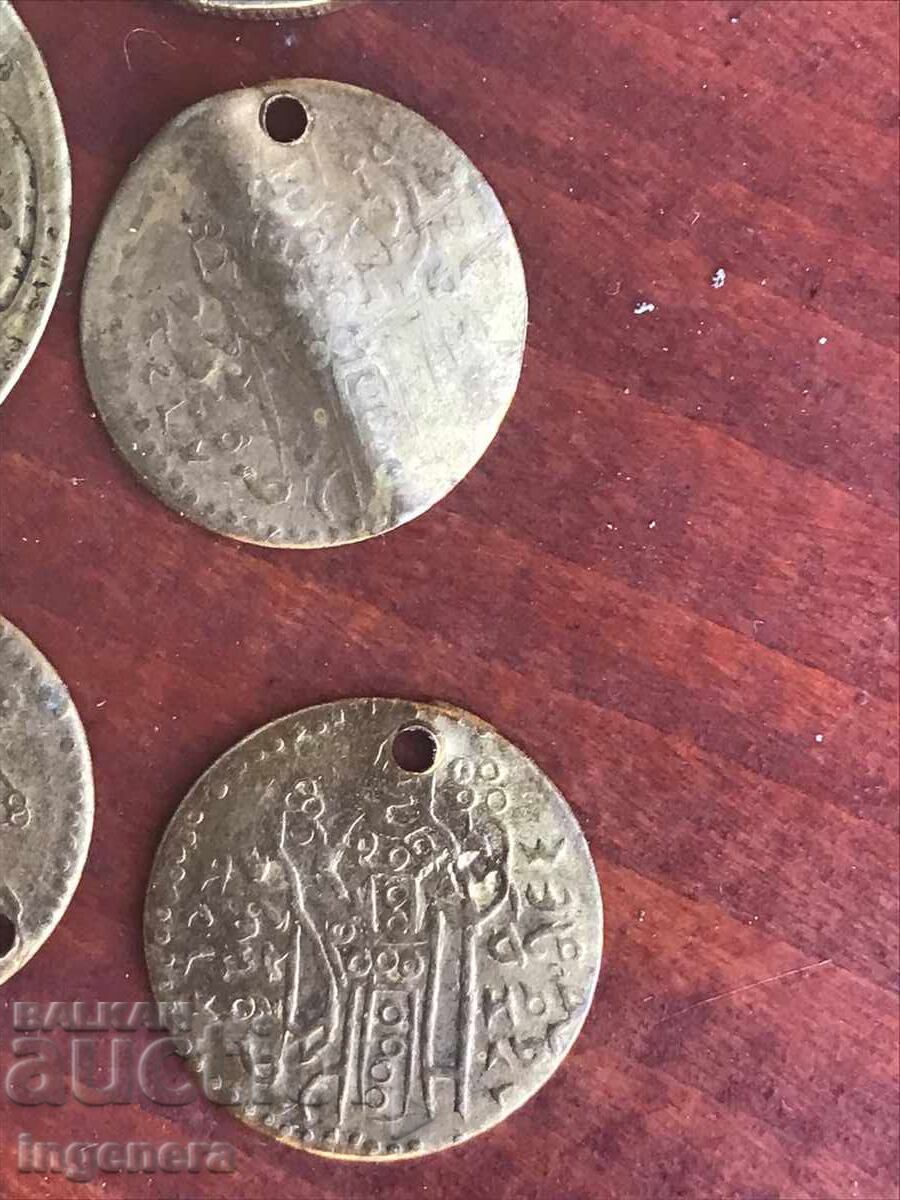 Delivery of COIN COINS FOR DECORATIVE METAL-4 PCS.