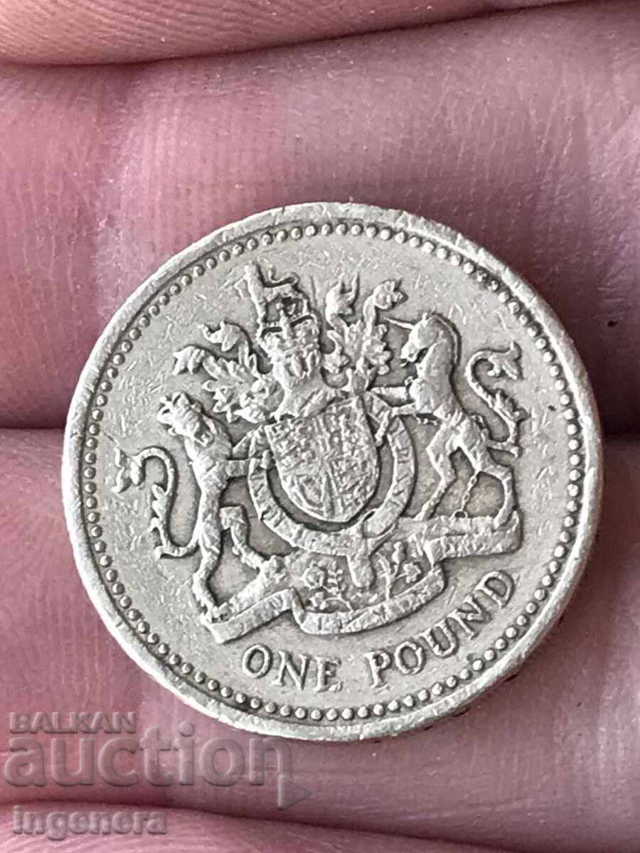 1 POUND COIN ENGLAND 1983 1 POUND COIN ENGLAND 1983
