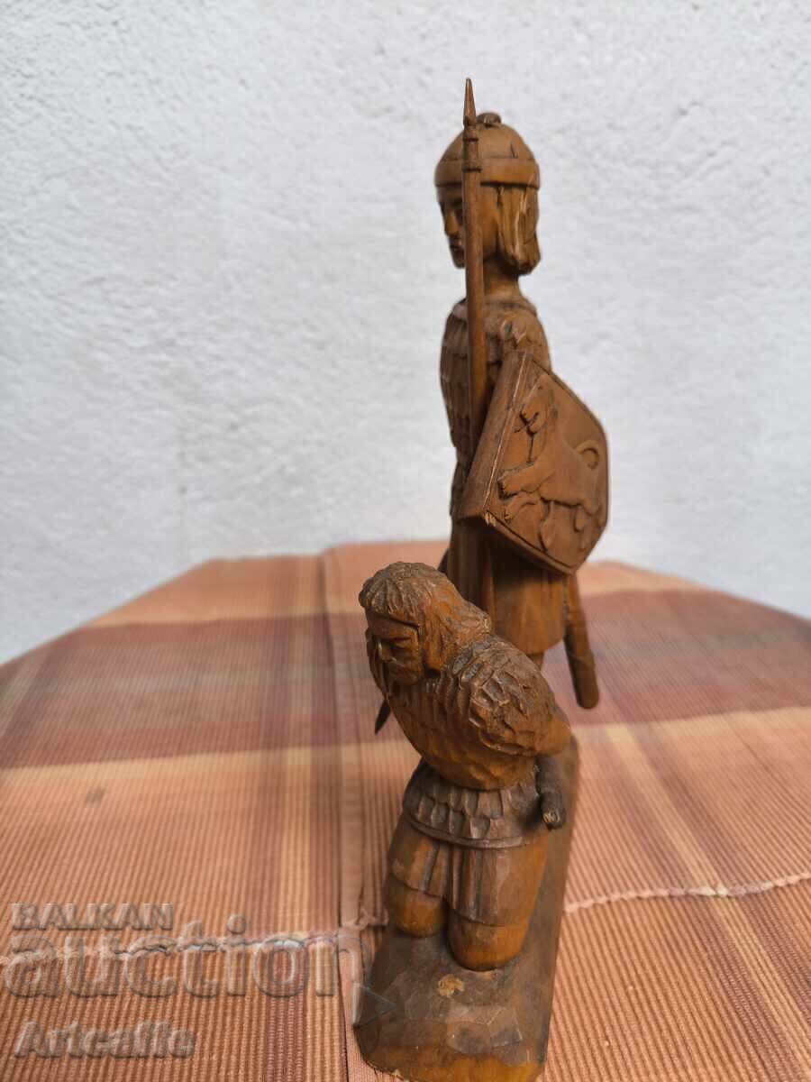 Ξύλινη φιγούρα Ιππότης Στρατιώτης - 6 Ξύλινη φιγούρα Ιππότης Στρατιώτης - 6