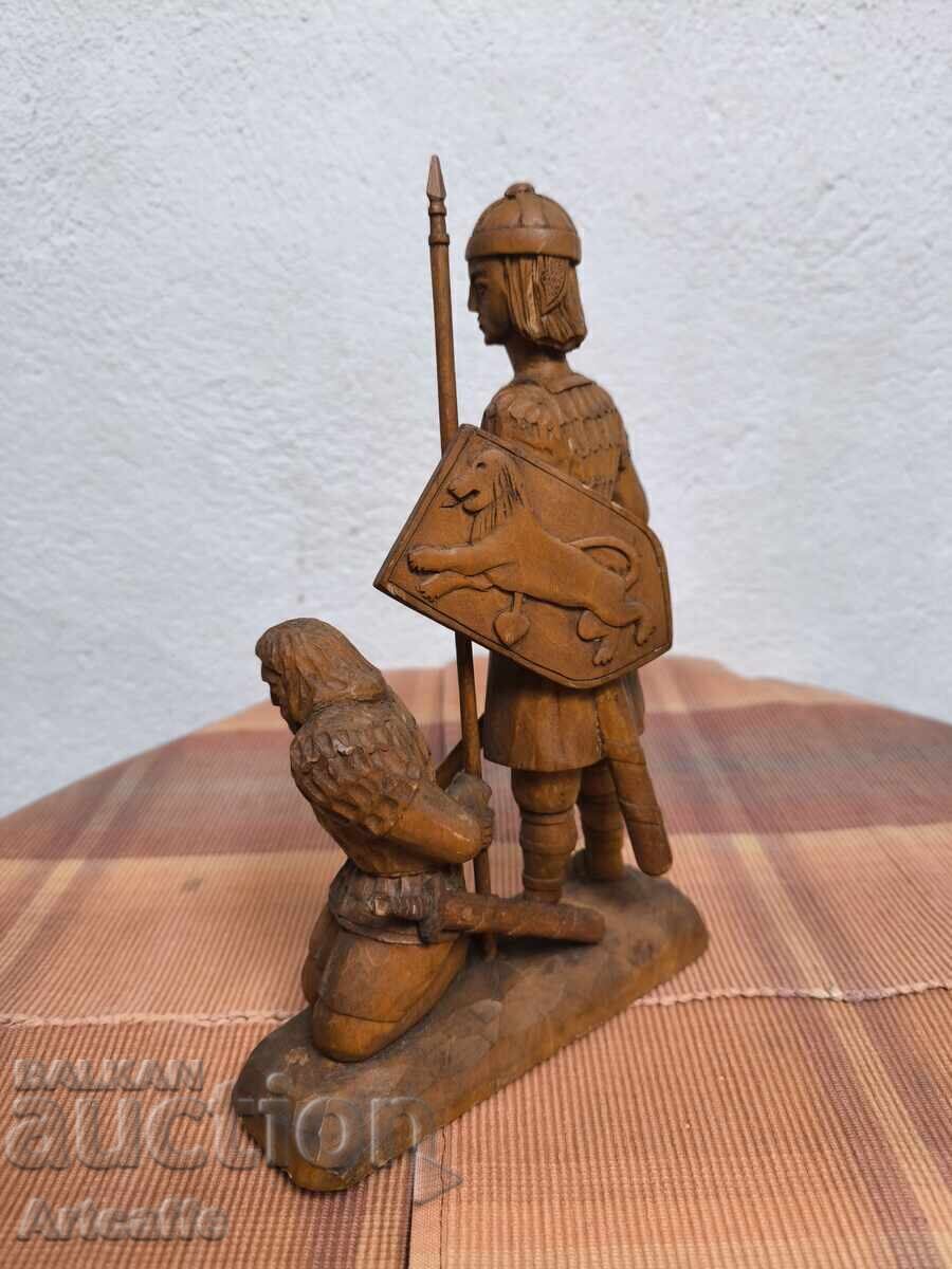 Ξύλινη φιγούρα Ιππότης Στρατιώτης - 7 Ξύλινη φιγούρα Ιππότης Στρατιώτης - 7