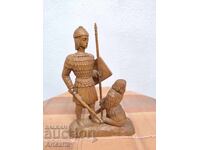 Ξύλινη φιγούρα Ιππότης Στρατιώτης