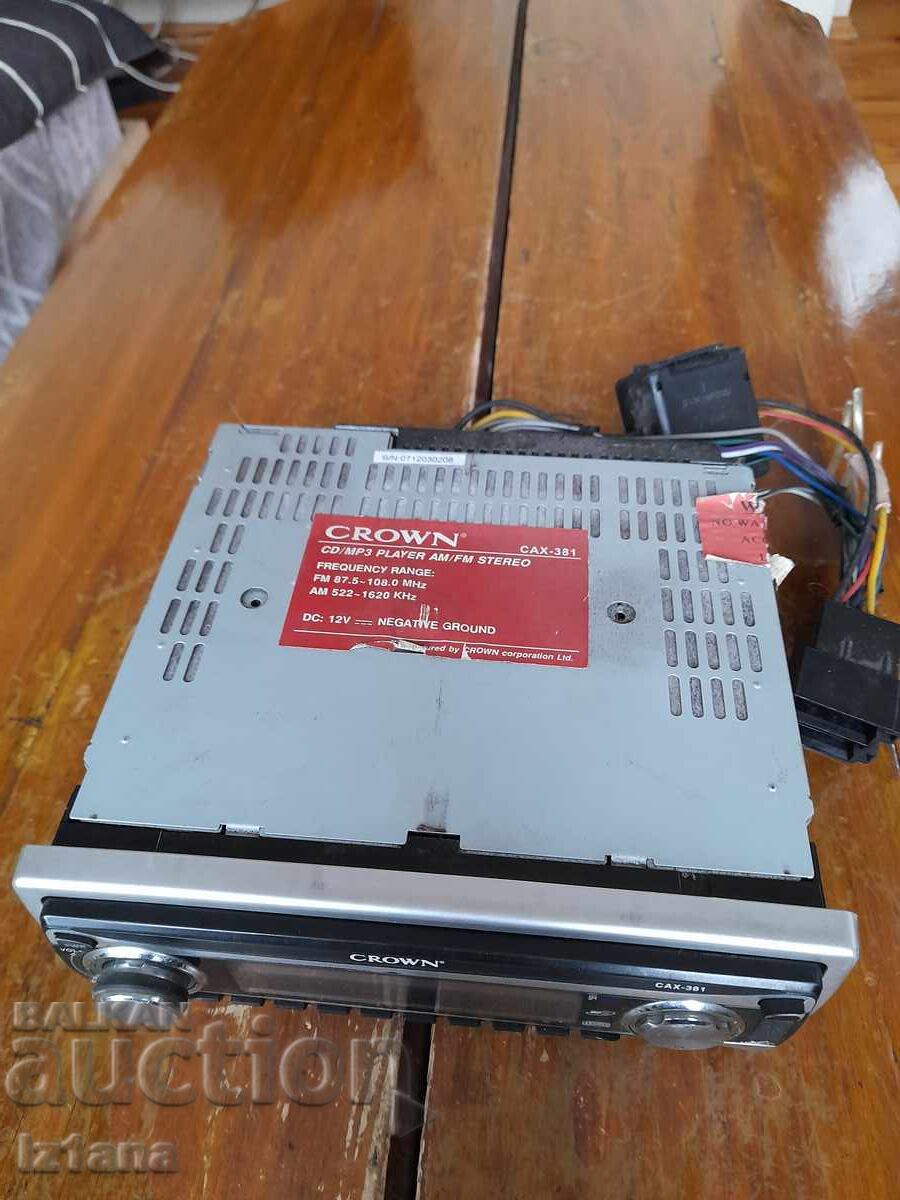 Auction Car CD Player Crown Auction Car CD Player Crown