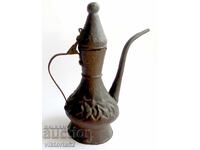 Antique Turkish Coffee Ibrik Antique Copper Bottle Teapot for Tours