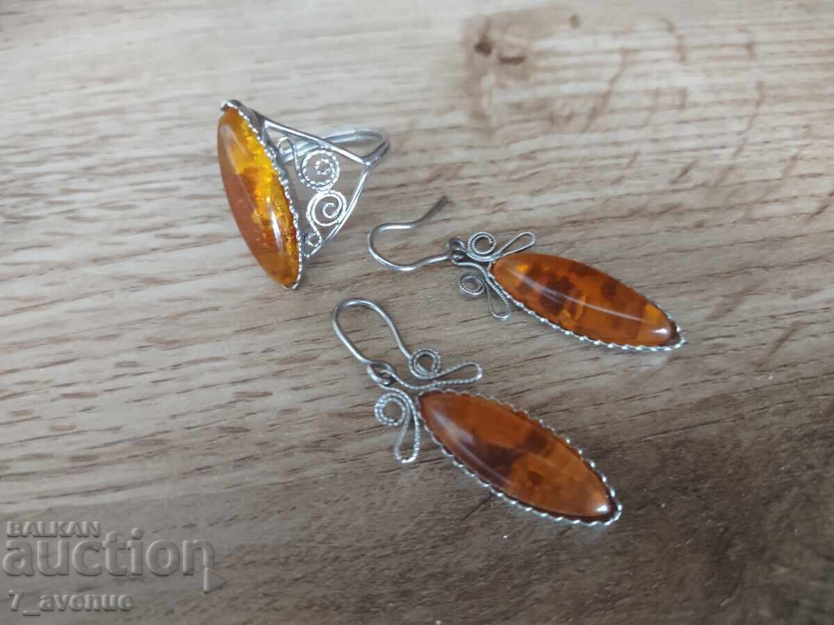 Earrings set with ring, Russian, beauty, 27.02.2025 with price 99.00 BGN | € 50.62 Earrings set with ring, Russian, beauty, 27.02.2025 with price 99.00 BGN | € 50.62