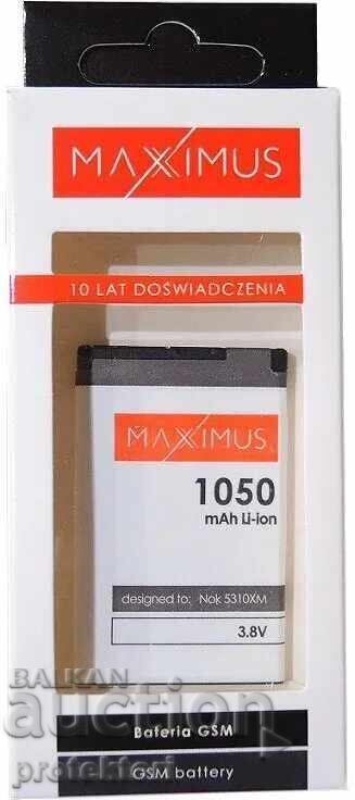 Battery for Nokia 6111, 2630, 5000 1050 mAh BL-4B Maximus with price 22.00 BGN | € 11.25 Battery for Nokia 6111, 2630, 5000 1050 mAh BL-4B Maximus with price 22.00 BGN | € 11.25
