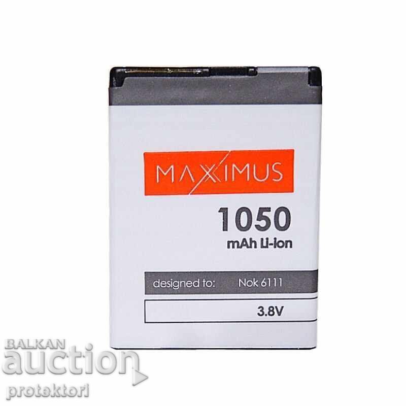 Battery for Nokia 6111, 2630, 5000 1050 mAh BL-4B Maximus Battery for Nokia 6111, 2630, 5000 1050 mAh BL-4B Maximus