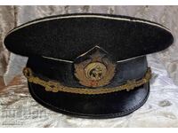 Officer's Navy Cockade Cap.