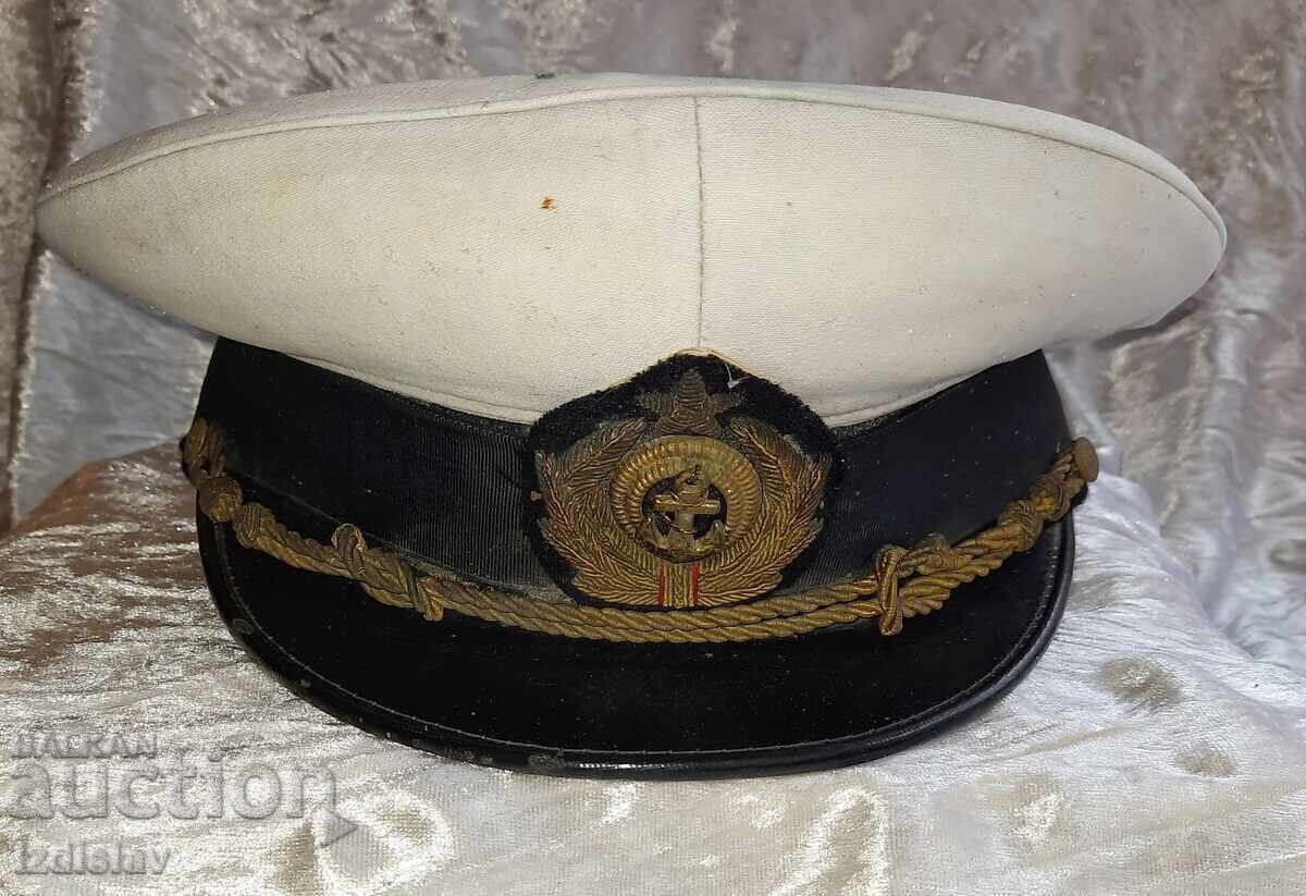 Officer's Navy Cockade Cap.
