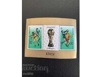 Блок,марки-СП по футбол Испания 82-1982 год.