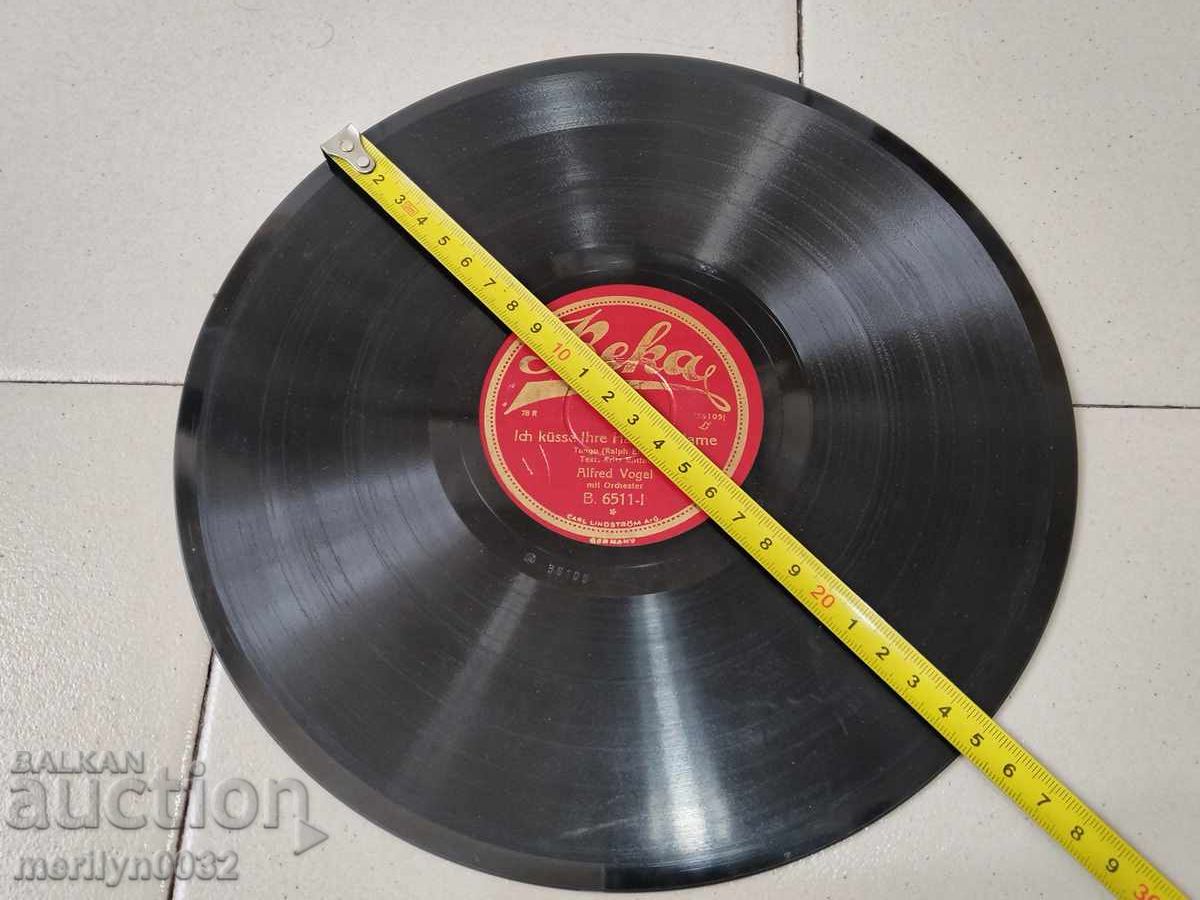 Disc veche de vinil pentru gramofon, anii 1920 - 5