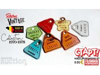Retro bicycle license plates - Transport wheels