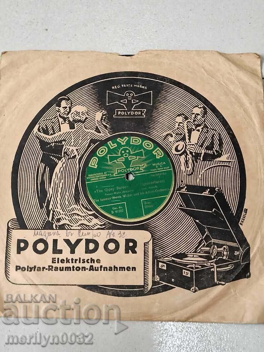 Old vinyl record shellac for gramophone, 1920s with price 26.00 BGN | € 13.29 Old vinyl record shellac for gramophone, 1920s with price 26.00 BGN | € 13.29