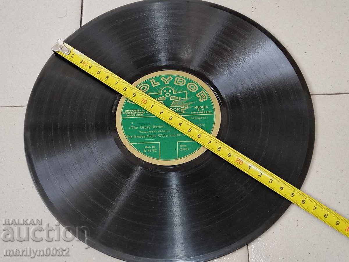 Old vinyl record shellac for gramophone, 1920s - 5 Old vinyl record shellac for gramophone, 1920s - 5