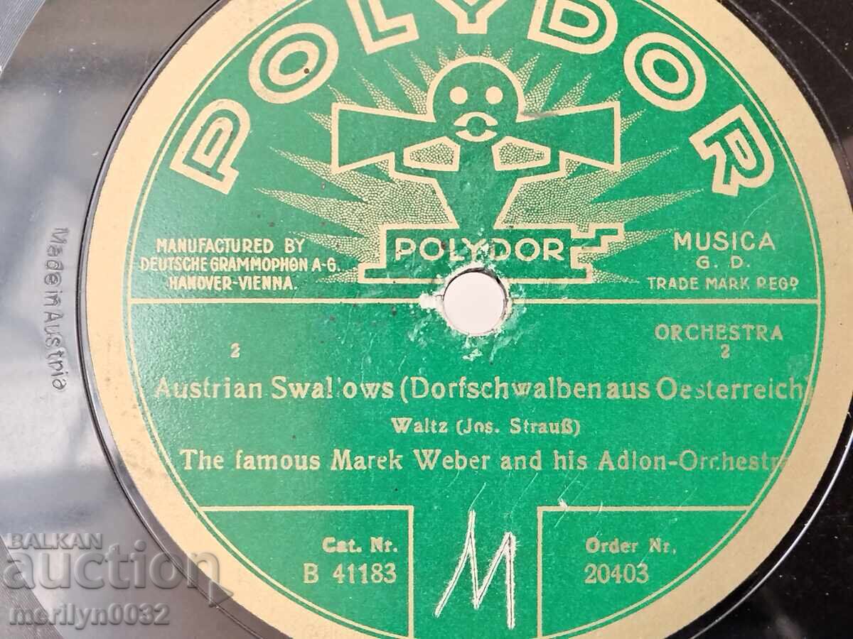 Old vinyl record shellac for gramophone, 1920s - 6 Old vinyl record shellac for gramophone, 1920s - 6