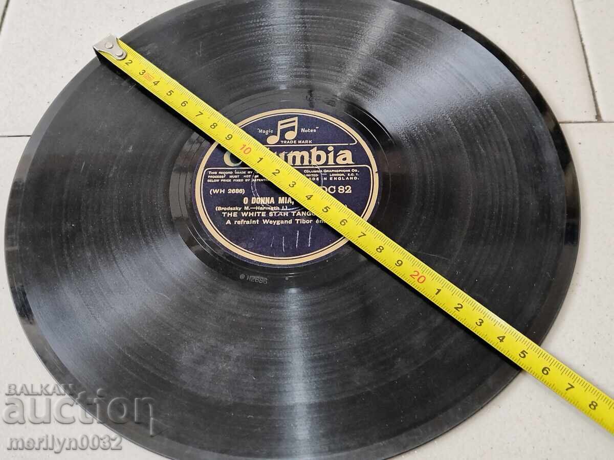 Old vinyl record shellac for gramophone, 1920s - 5 Old vinyl record shellac for gramophone, 1920s - 5