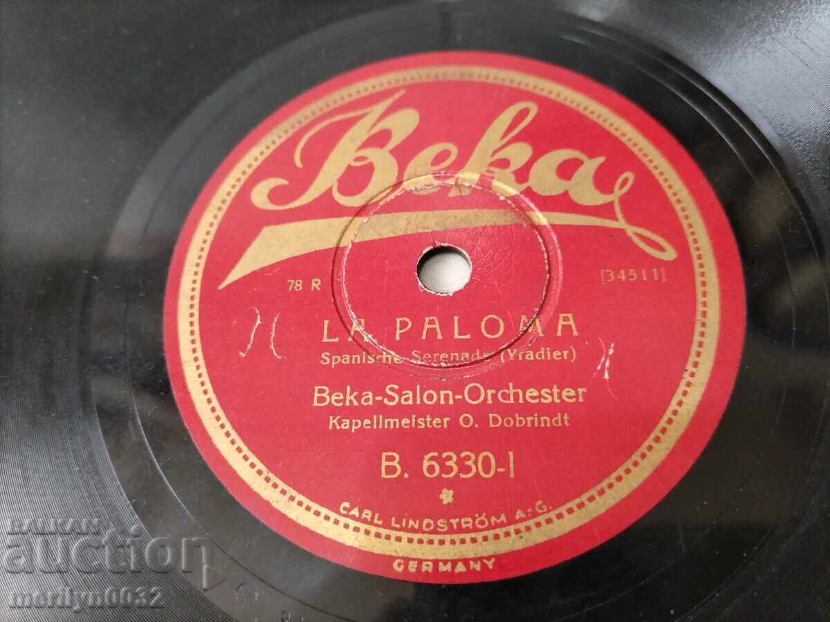 Old vinyl record shellac for gramophone, 1920s with price 26.00 BGN | € 13.29 Old vinyl record shellac for gramophone, 1920s with price 26.00 BGN | € 13.29