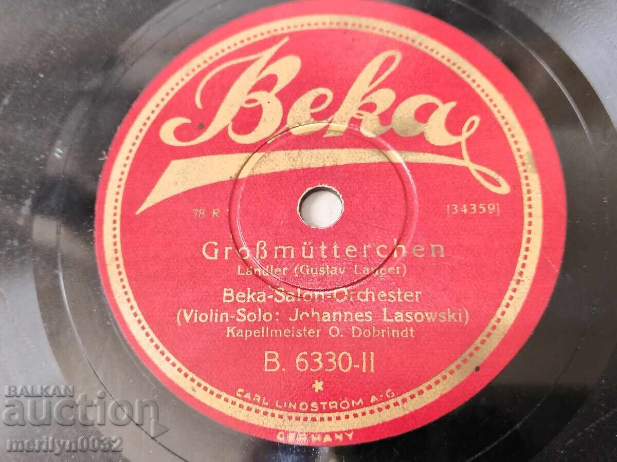 Old vinyl record shellac for gramophone, 1920s - 6 Old vinyl record shellac for gramophone, 1920s - 6