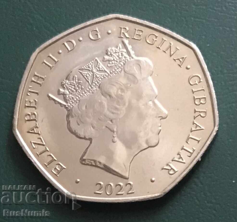 Gibraltar.50 pence 2022.Christmas. with price 19.00 BGN | € 9.71 Gibraltar.50 pence 2022.Christmas. with price 19.00 BGN | € 9.71