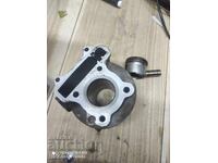 Cilindru și piston pentru scuter chinezesc Gy6