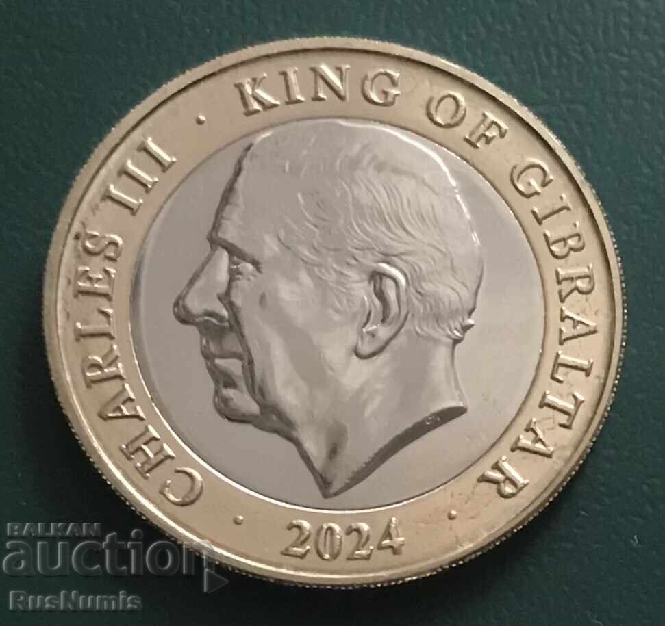 Gibraltar. 2 lire sterline 2024 Crăciun. cu preț 30.00 BGN | € 15.34 Gibraltar. 2 lire sterline 2024 Crăciun. cu preț 30.00 BGN | € 15.34