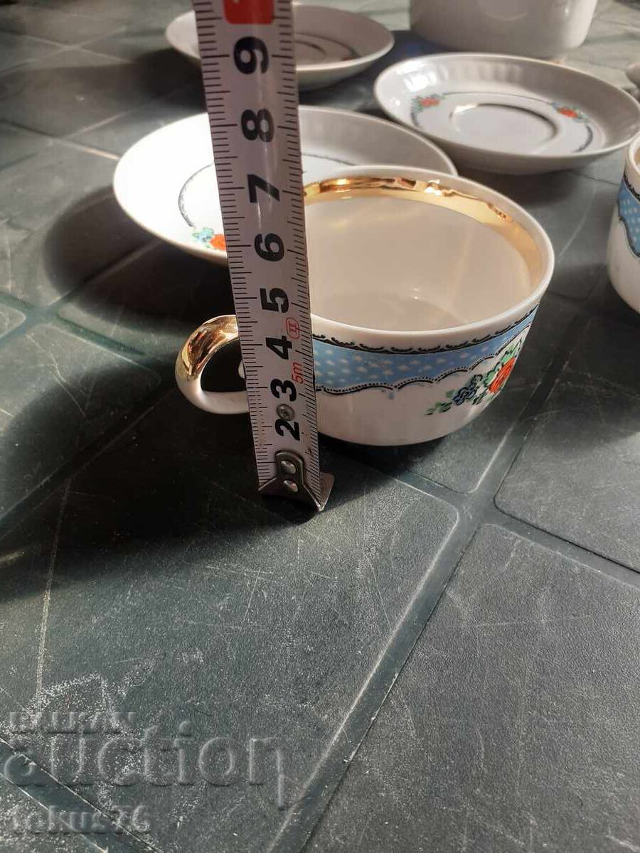 Delivery of Incredibly beautiful Russian porcelain coffee set with gilding