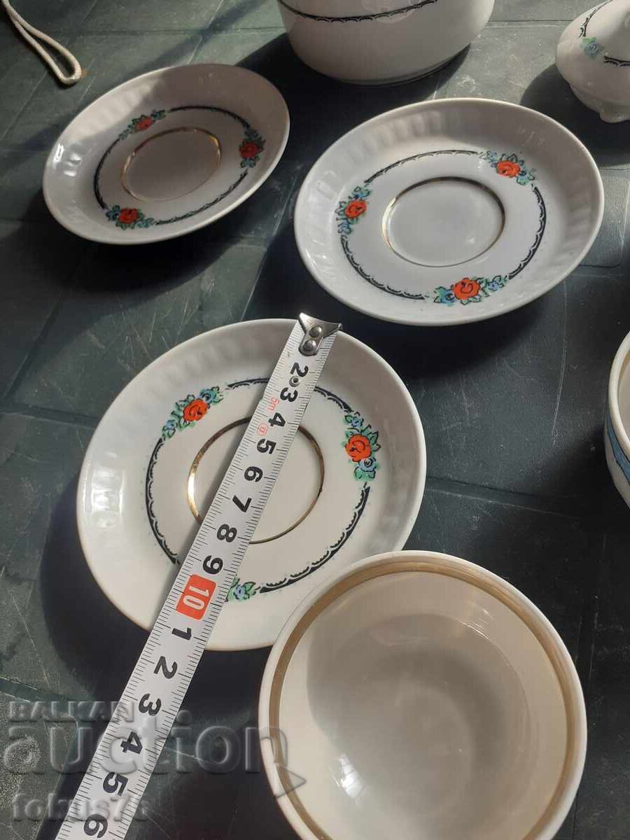 Incredibly beautiful Russian porcelain coffee set with gilding - 5