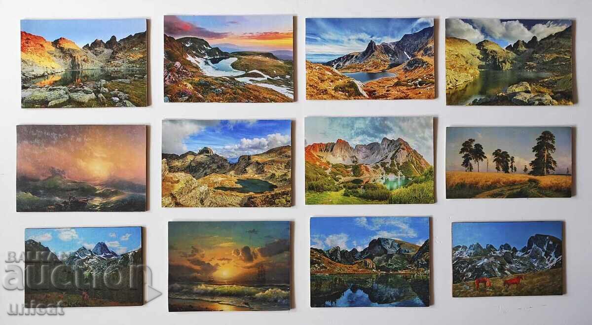 Landscape paintings, reproductions