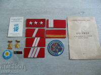 No.*7906 lot of old foreman's insignia, emblems, badges