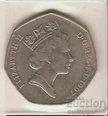 +Great Britain 50 pence 1997 with price 1.20 BGN | € 0.61 +Great Britain 50 pence 1997 with price 1.20 BGN | € 0.61