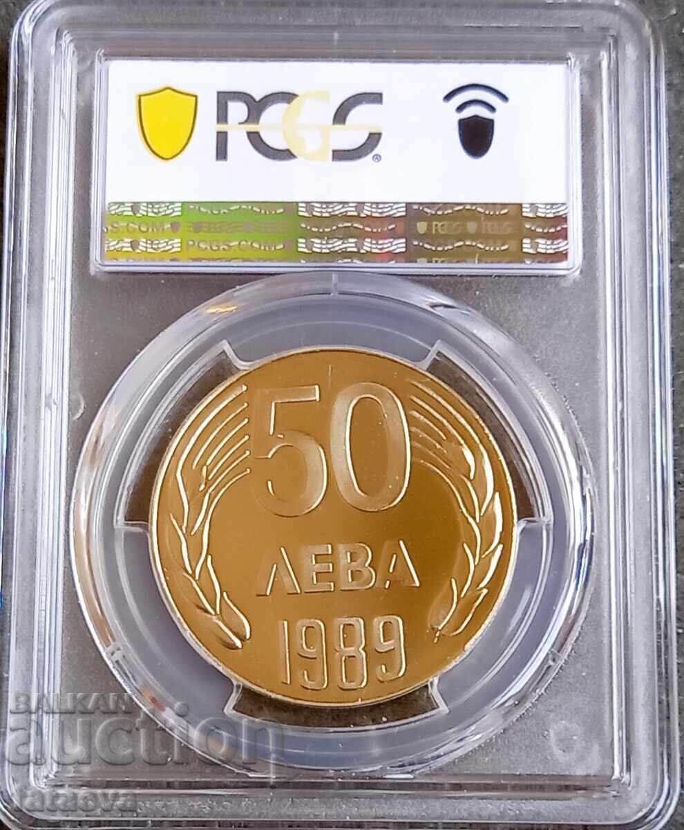 50 leva 2989 PR69DCAM PCGS, Citește descrierea cu preț 720.00 BGN | € 368.13 50 leva 2989 PR69DCAM PCGS, Citește descrierea cu preț 720.00 BGN | € 368.13
