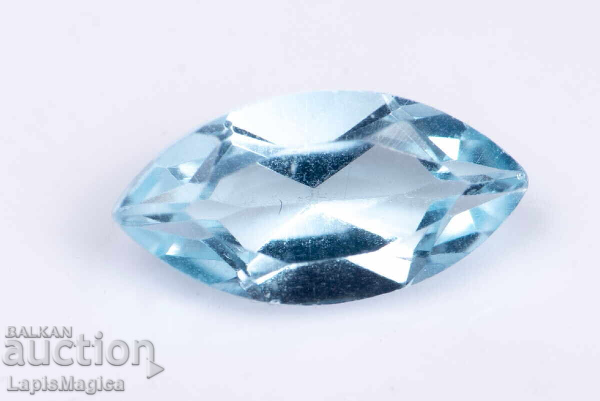 Blue Topaz 0.68ct 8x4mm VS Marquise Cut #10 Blue Topaz 0.68ct 8x4mm VS Marquise Cut #10