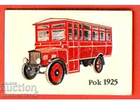 CALENDAR - CAR - ROCK - 1925 - 1989