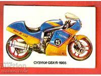 CALENDAR - MOTORCYCLE - SUZUKI GSX R - 1985 - 1989