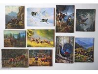 Paintings with deer, chamois and capercaillie - for hunters