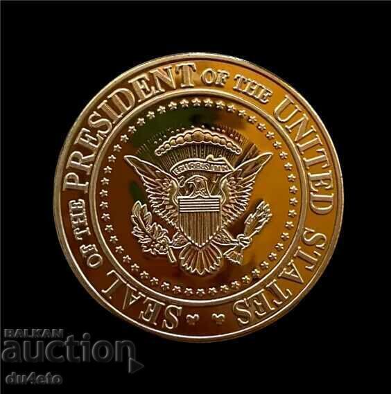 US commemorative coin Donald Trump "Second President" with price 20.00 BGN | € 10.23 US commemorative coin Donald Trump "Second President" with price 20.00 BGN | € 10.23