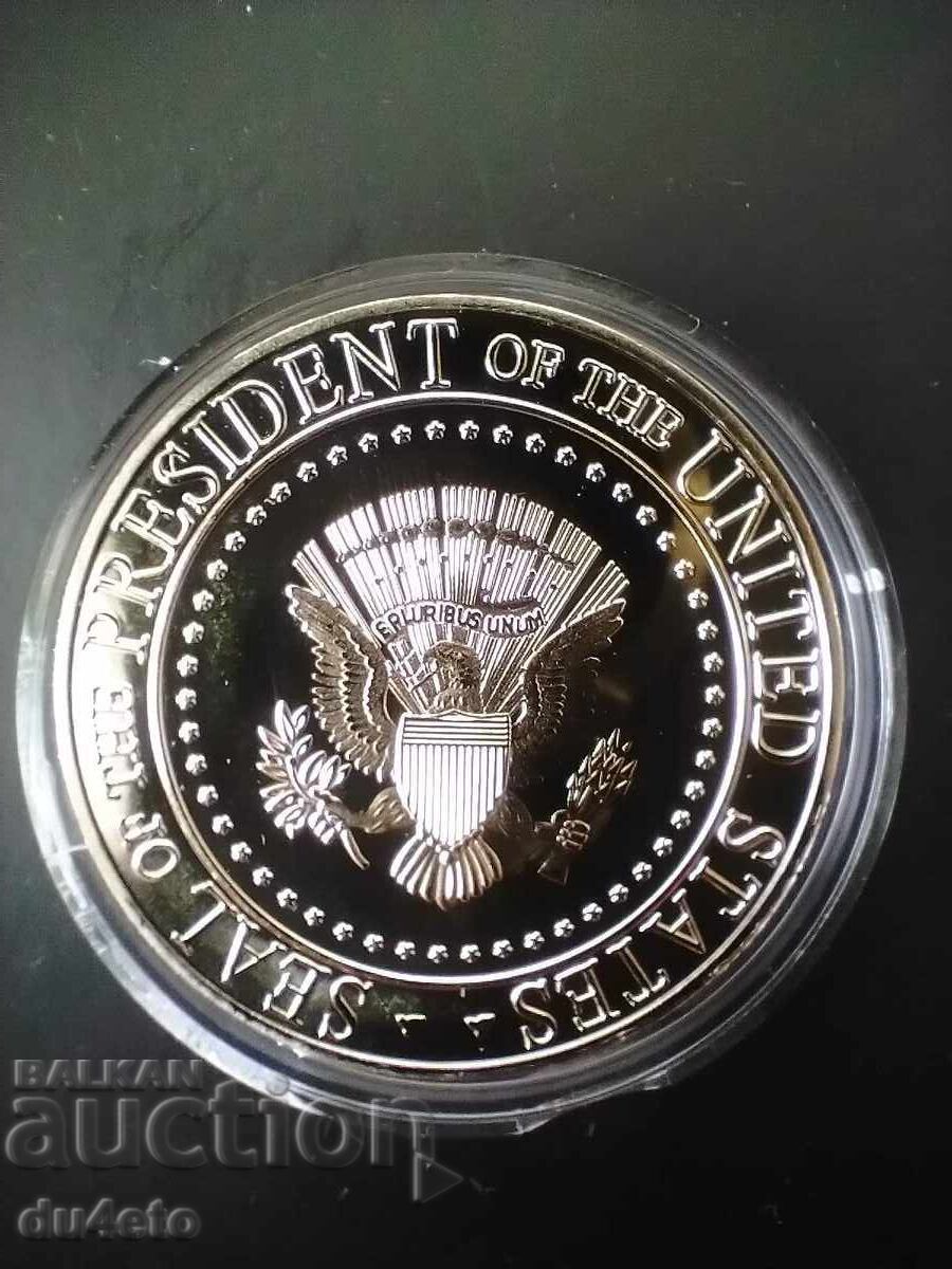 Delivery of US commemorative coin Donald Trump "Second President" Delivery of US commemorative coin Donald Trump "Second President"