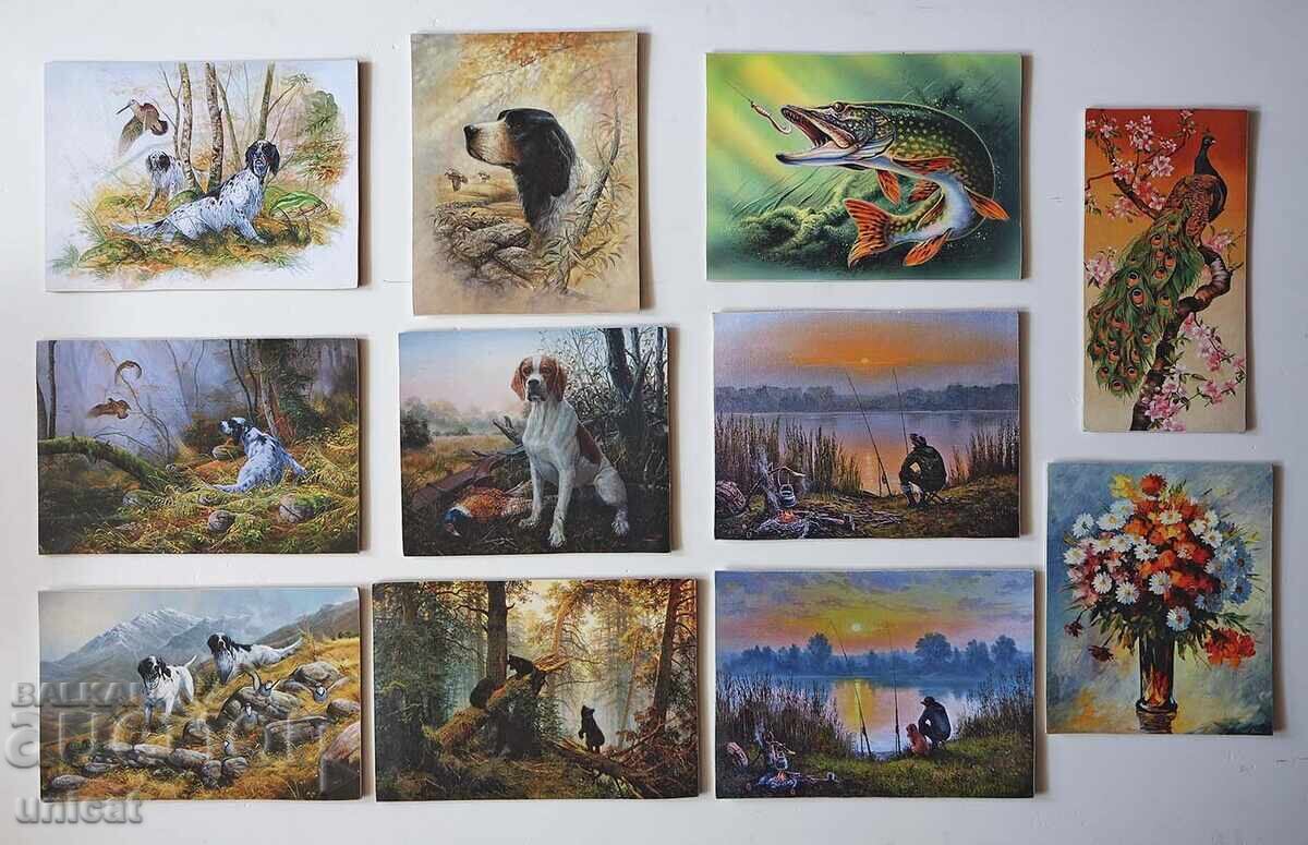 Tablouri cu câini de vânătoare și altele Tablouri cu câini de vânătoare și altele