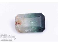 Two-tone tourmaline 0.71ct octagon cut