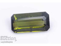 Green tourmaline 1.70ct octagon cut