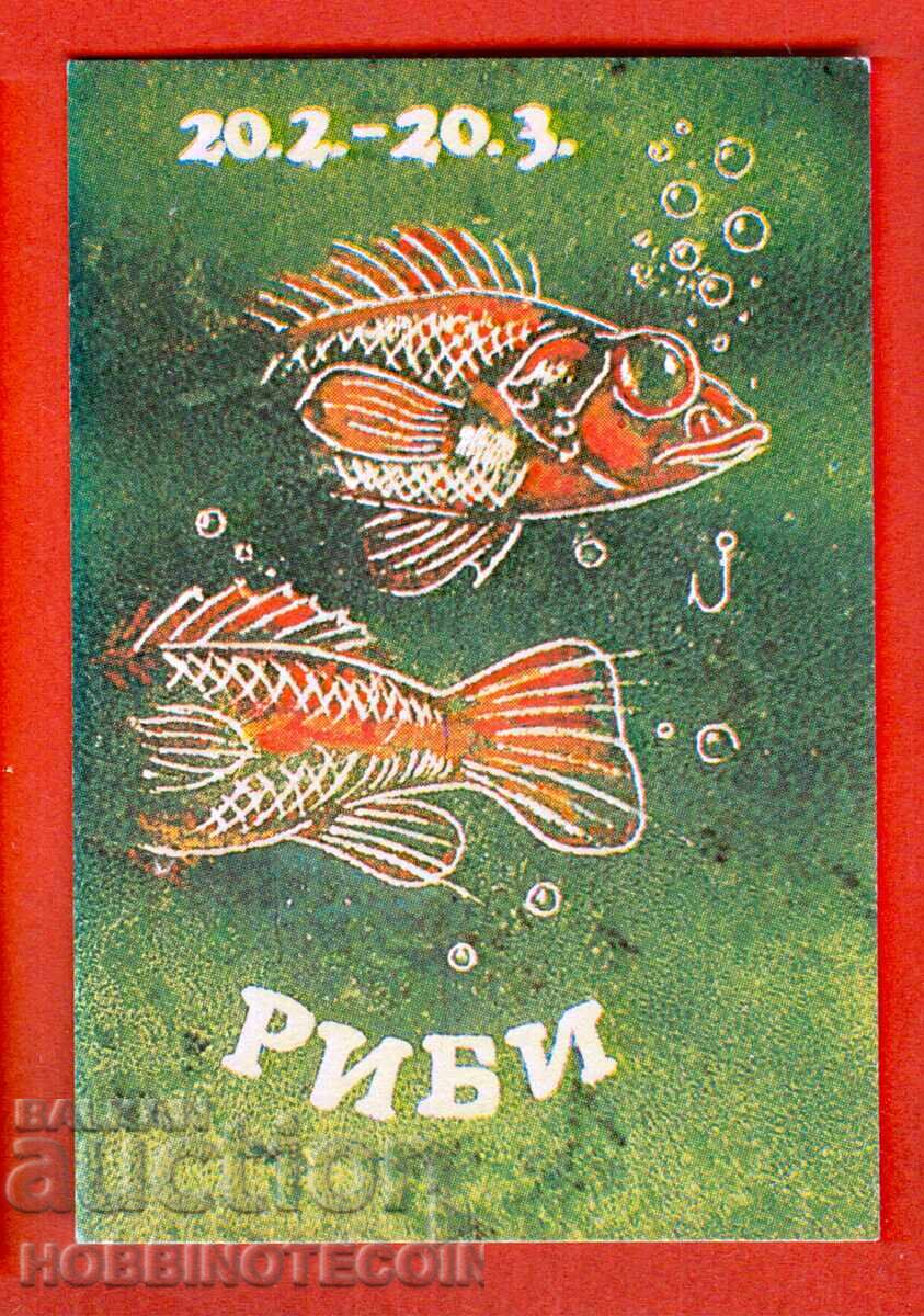 CALENDAR - ZODIAC SIGNS - PISCES - 1991 CALENDAR - ZODIAC SIGNS - PISCES - 1991