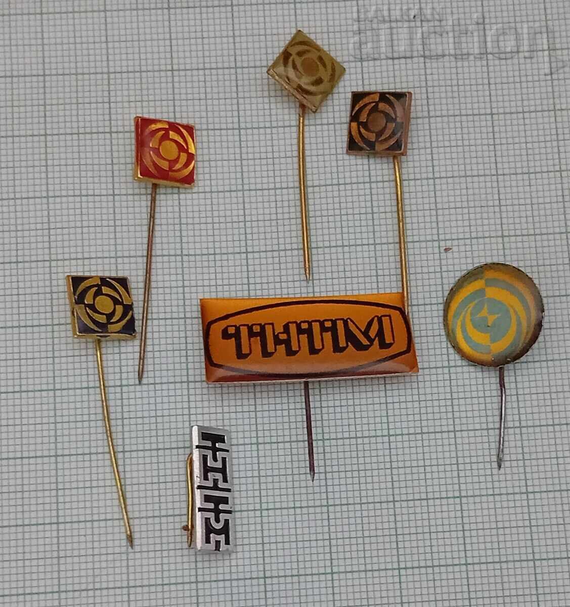 TNTM LOGO BADGES LOT OF 7 NUMBERS TNTM LOGO BADGES LOT OF 7 NUMBERS