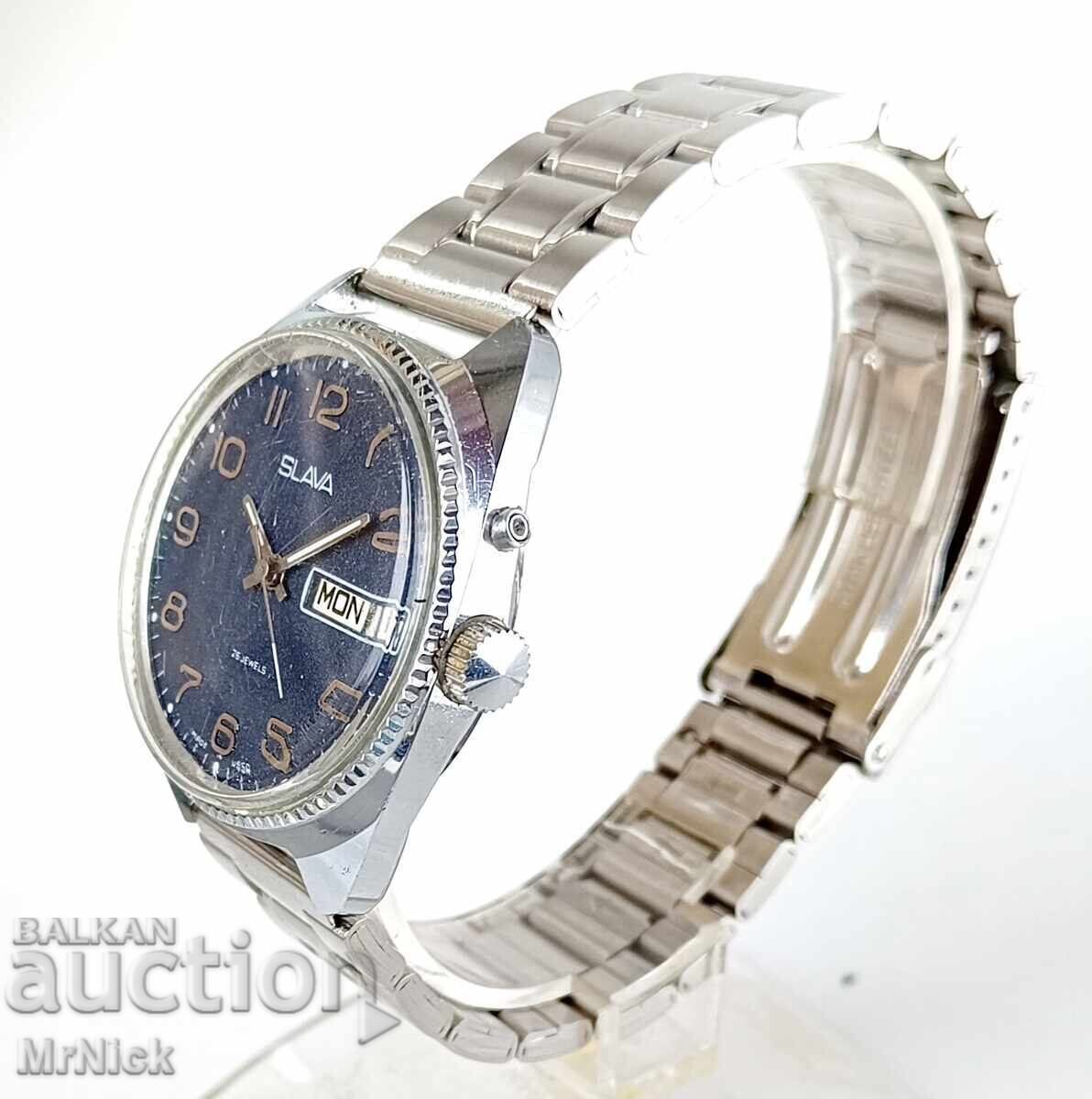 Slava Slava cal. 2428 26j - men's mechanical watch with price 90.00 BGN | € 46.02 Slava Slava cal. 2428 26j - men's mechanical watch with price 90.00 BGN | € 46.02