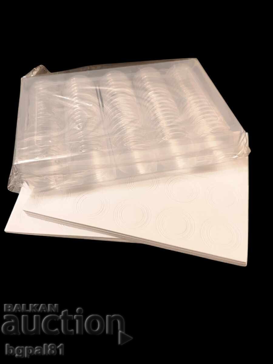 Кутия за съхранение на монети с 100 бр. капсули 27 мм и 30мм - 5