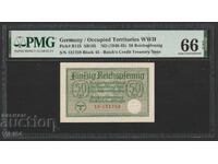 PMG 66 Germania 50 Reichspfennig 1940 Svastica Wehrmacht