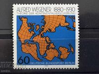 Berlin - 100 de ani de la nașterea lui Alfred Wegener (1980) MNH