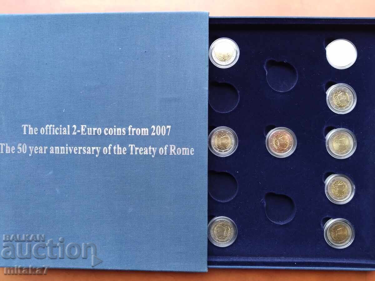 Set of 9 pcs. * 2 euros, 2007 with price 79.00 BGN | € 40.39 Set of 9 pcs. * 2 euros, 2007 with price 79.00 BGN | € 40.39