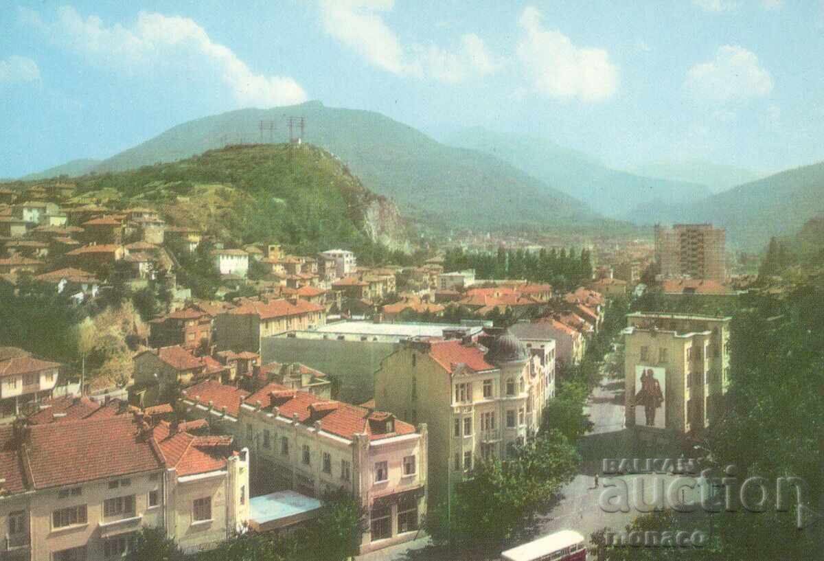 Old postcard - Asenovgrad, General view Old postcard - Asenovgrad, General view