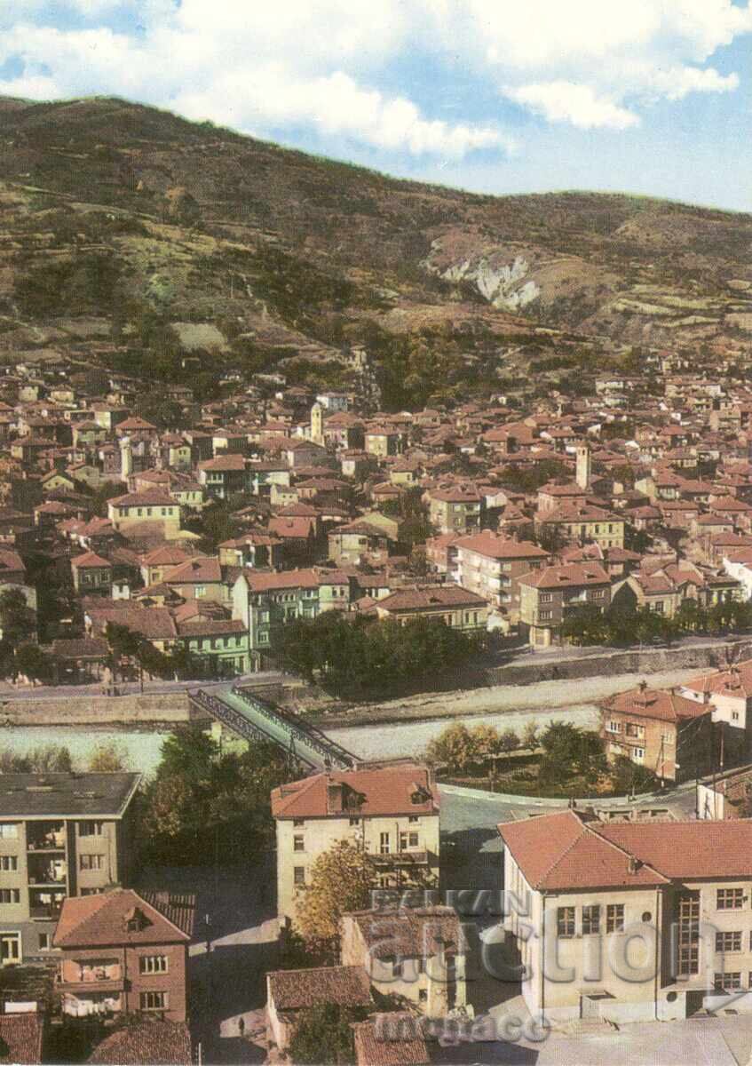 Old postcard - Asenovgrad, General view Old postcard - Asenovgrad, General view