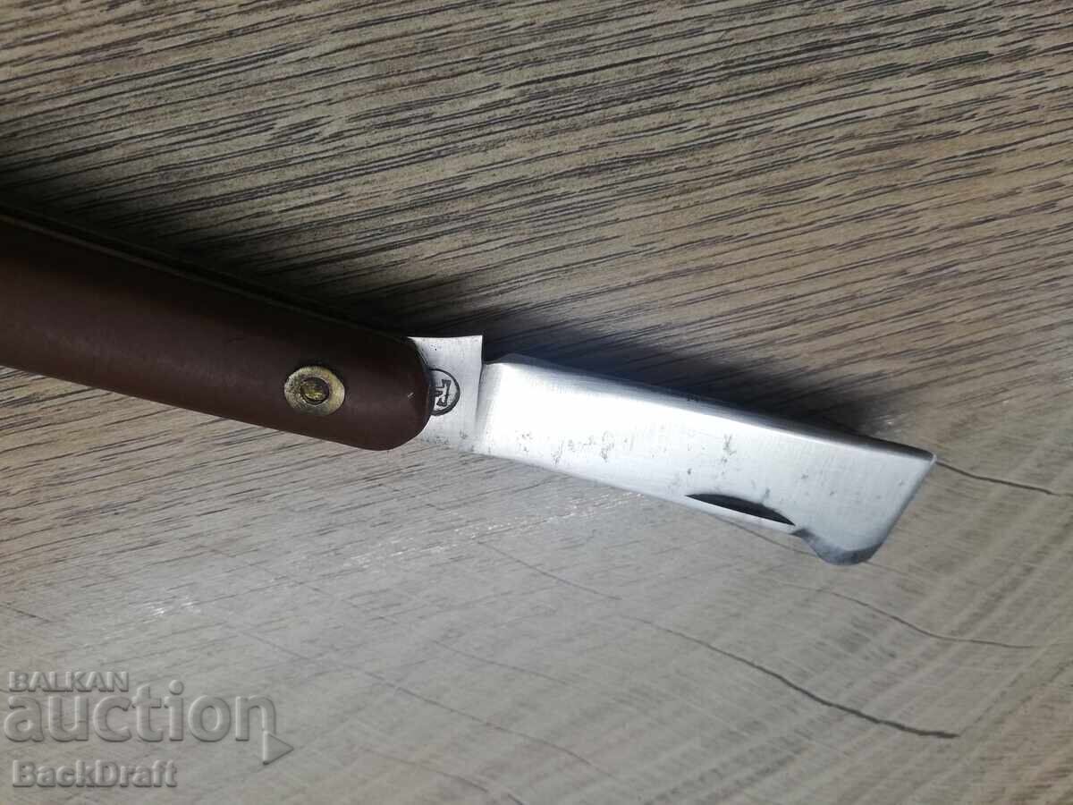 Old Soc Bulgarian Pocket Knife Terna Veliko Tarnovo - 5